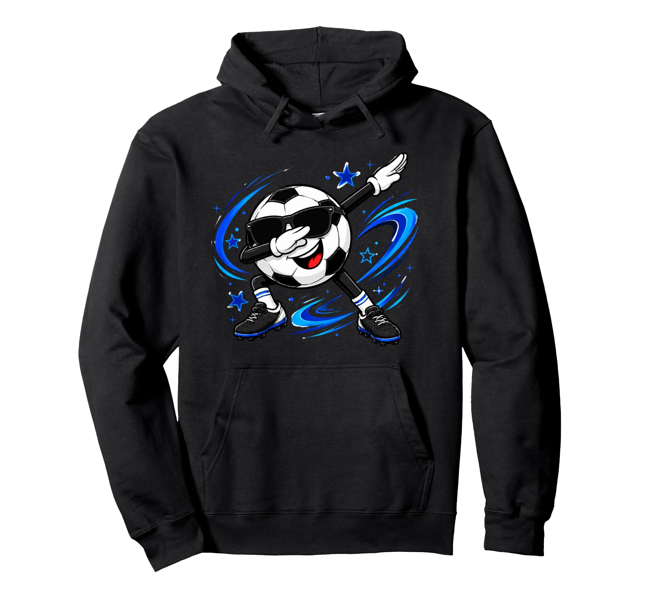 Funny Dabbing Laughing Soccer Training Hoodie - Minimalist Print Men Women - T-Shirt, Sweatshirt, Hoodie