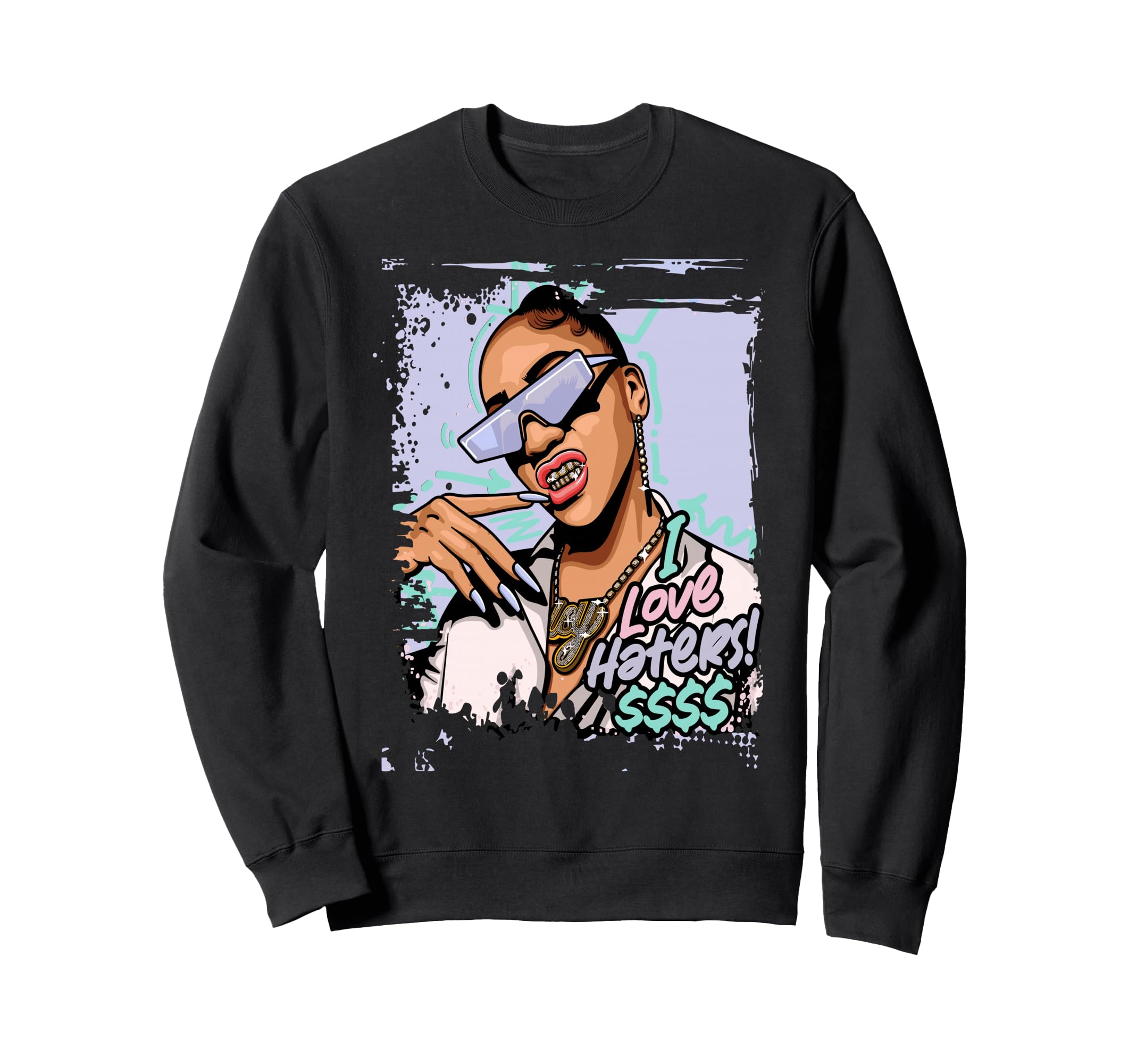 Gangster Hiphop Old School Hip Hop Sweatshirt - Custom Art Print Men Women - T-Shirt, Sweatshirt, Hoodie