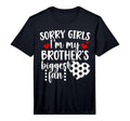 Brothers Biggest Fan Soccer Sister T-Shirt - Novelty Apparel for Adults - T-Shirt, Sweatshirt, Hoodie