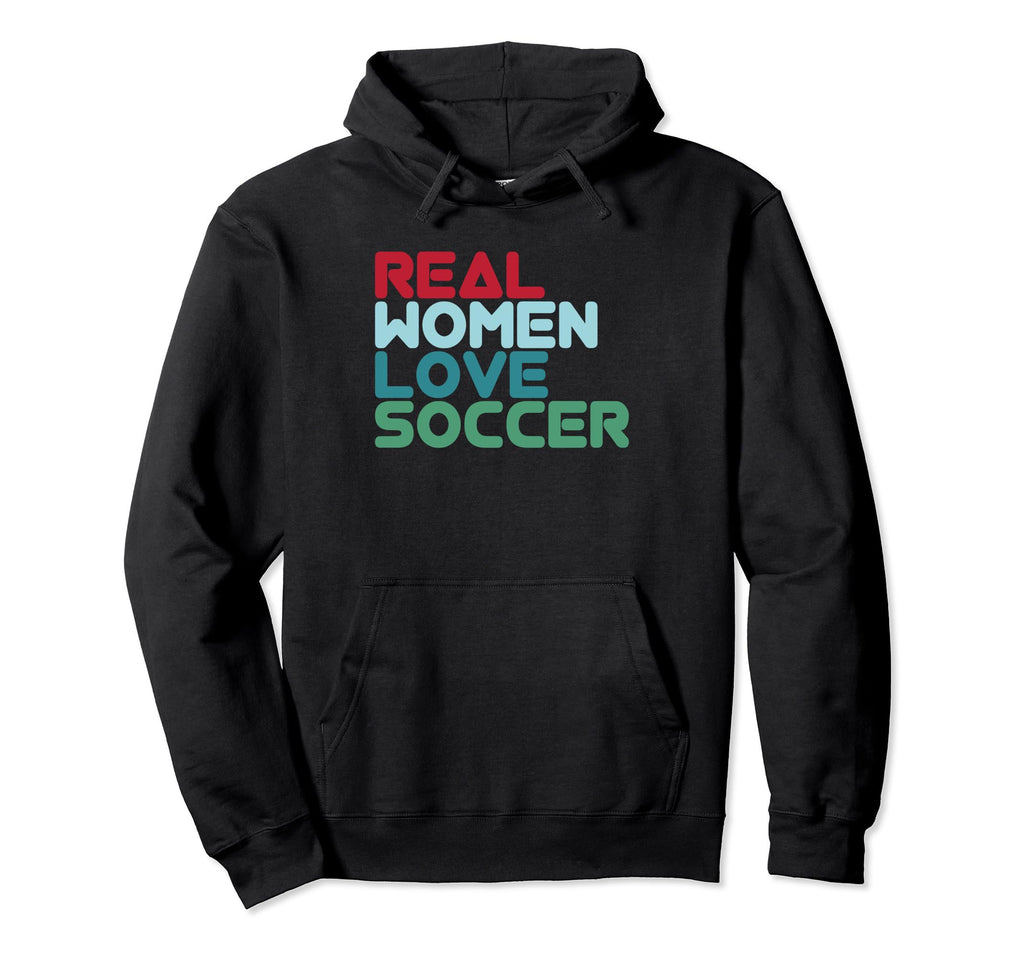 Soccer Soccer Player Outfit Real Love Soccer Hoodie - Trendy Graphic Unisex - T-Shirt, Sweatshirt, Hoodie
