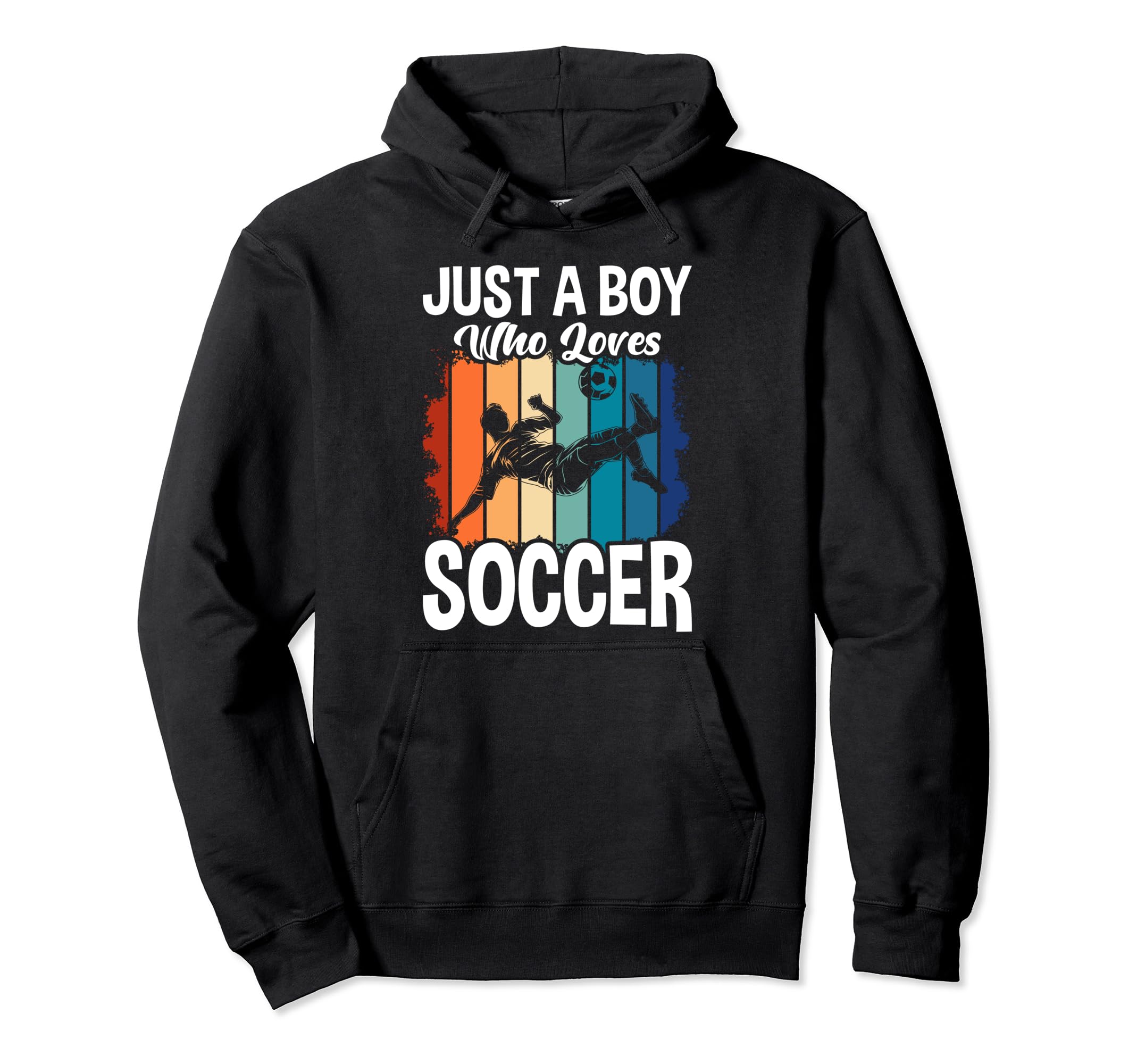 Just Who Loves Soccer Hoodie - Unique Graphic Unisex - T-Shirt, Sweatshirt, Hoodie