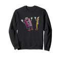 And Meme 80S Tape And Pencil Cassette Sweatshirt - Streetwear Style Unisex - T-Shirt, Sweatshirt, Hoodie