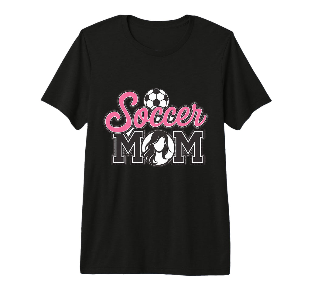 Soccer Mom Proud Supporter Team Tri T-Shirt - Aesthetic Graphic Unisex - T-Shirt, Sweatshirt, Hoodie