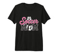 Soccer Mom Proud Supporter Team Tri T-Shirt - Aesthetic Graphic Unisex - T-Shirt, Sweatshirt, Hoodie