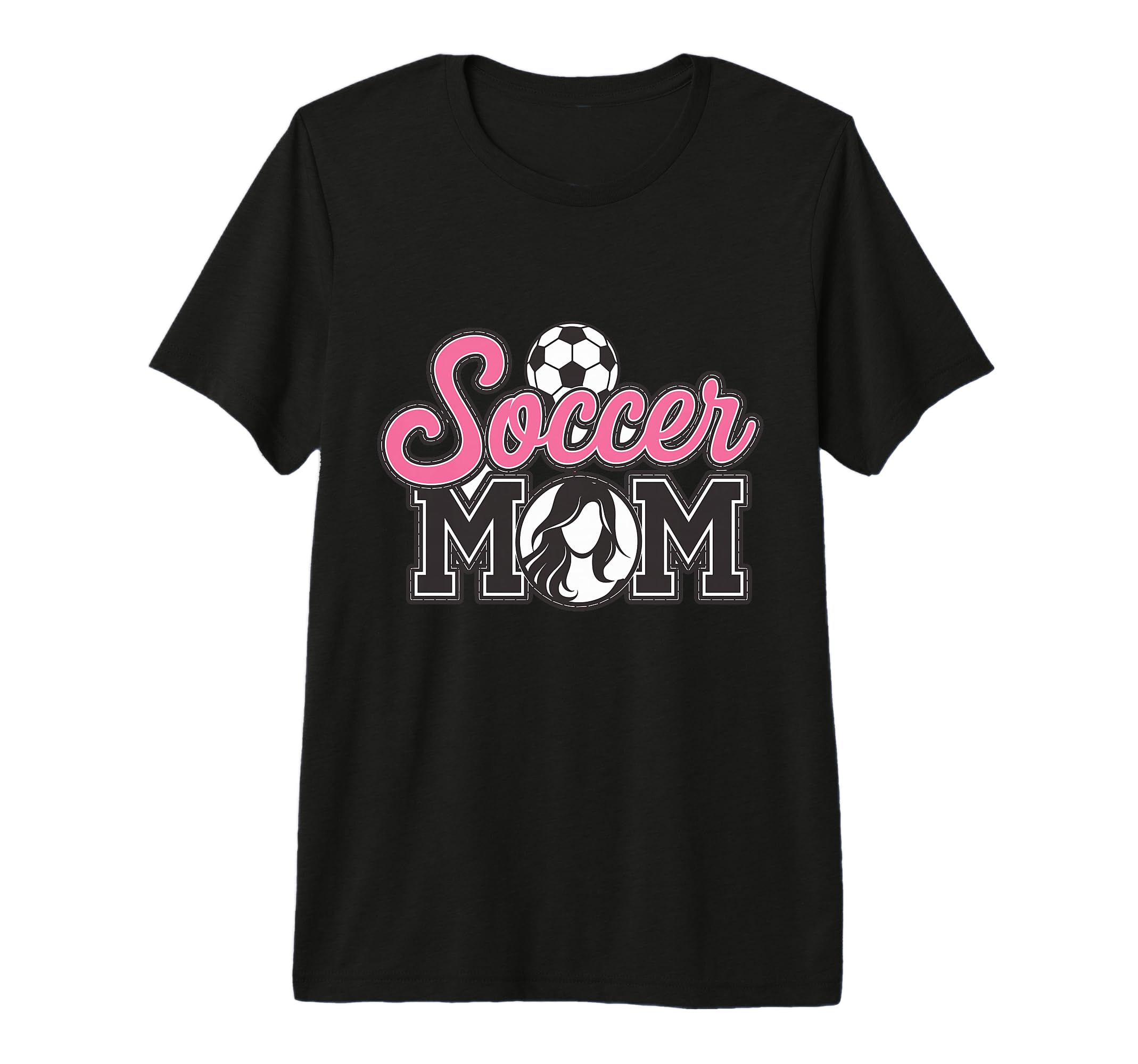 Soccer Mom Proud Supporter Team Tri T-Shirt - Aesthetic Graphic Unisex - T-Shirt, Sweatshirt, Hoodie