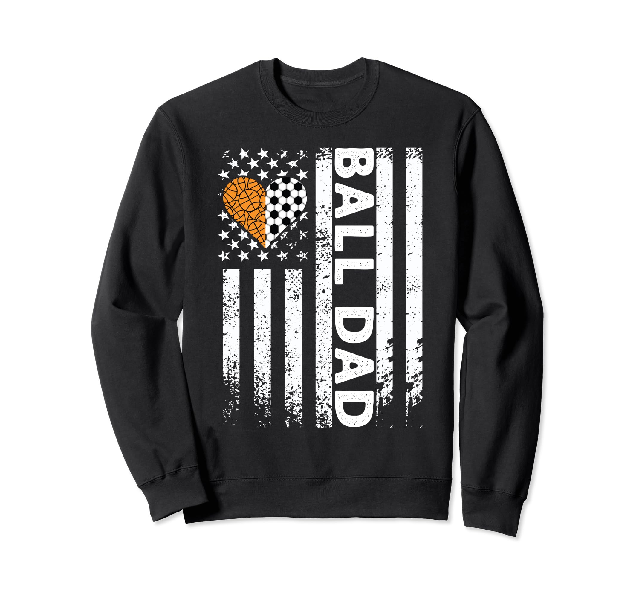 Ball Dad Sport Sweatshirt - Trendy Graphic Men Women - T-Shirt, Sweatshirt, Hoodie