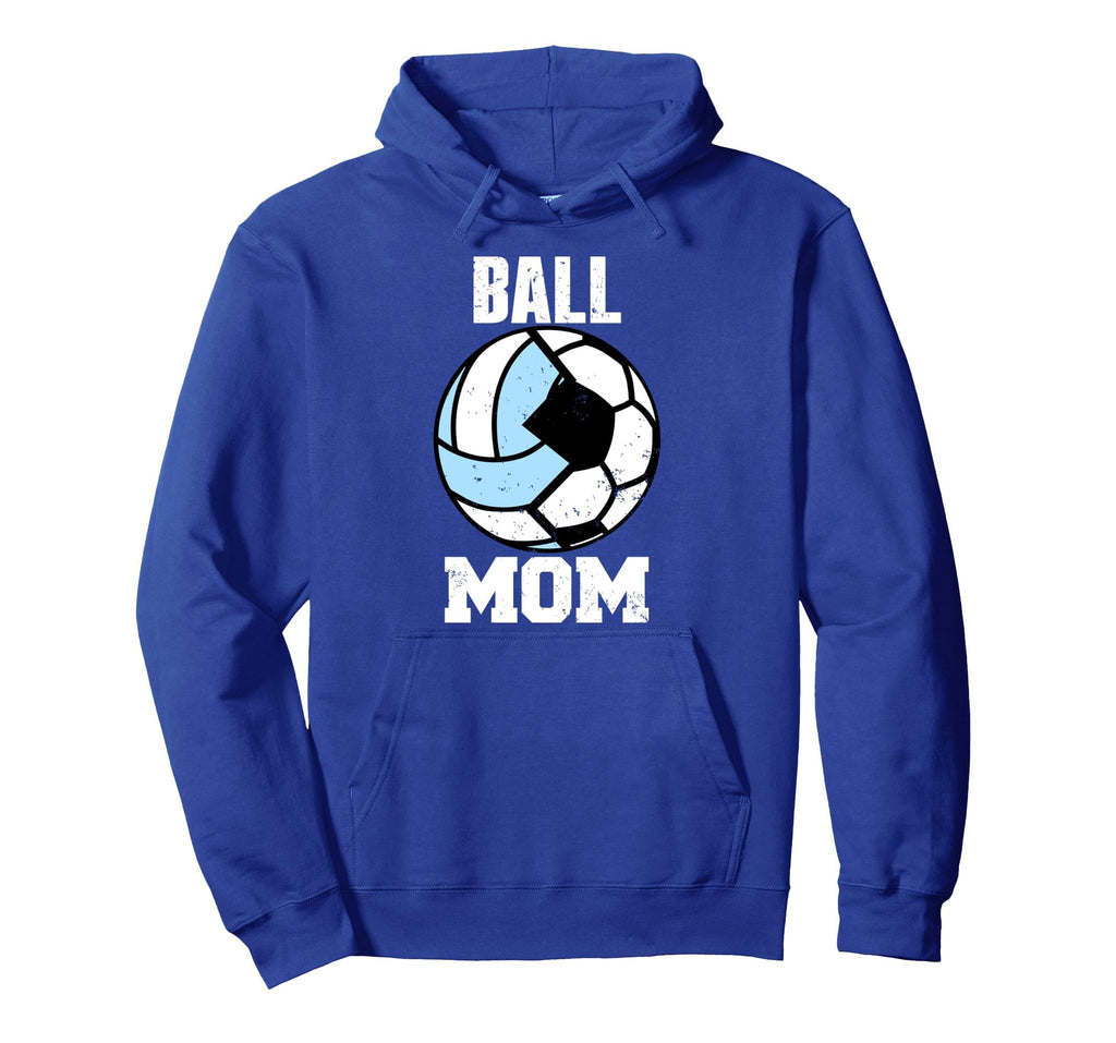 Ball Mom Funny Soccer Volleyball Mom Hoodie - Aesthetic Graphic Unisex - T-Shirt, Sweatshirt, Hoodie