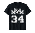 Proud Senior Soccer Mom Custom T-Shirt - Minimalist Print for Adults - T-Shirt, Sweatshirt, Hoodie