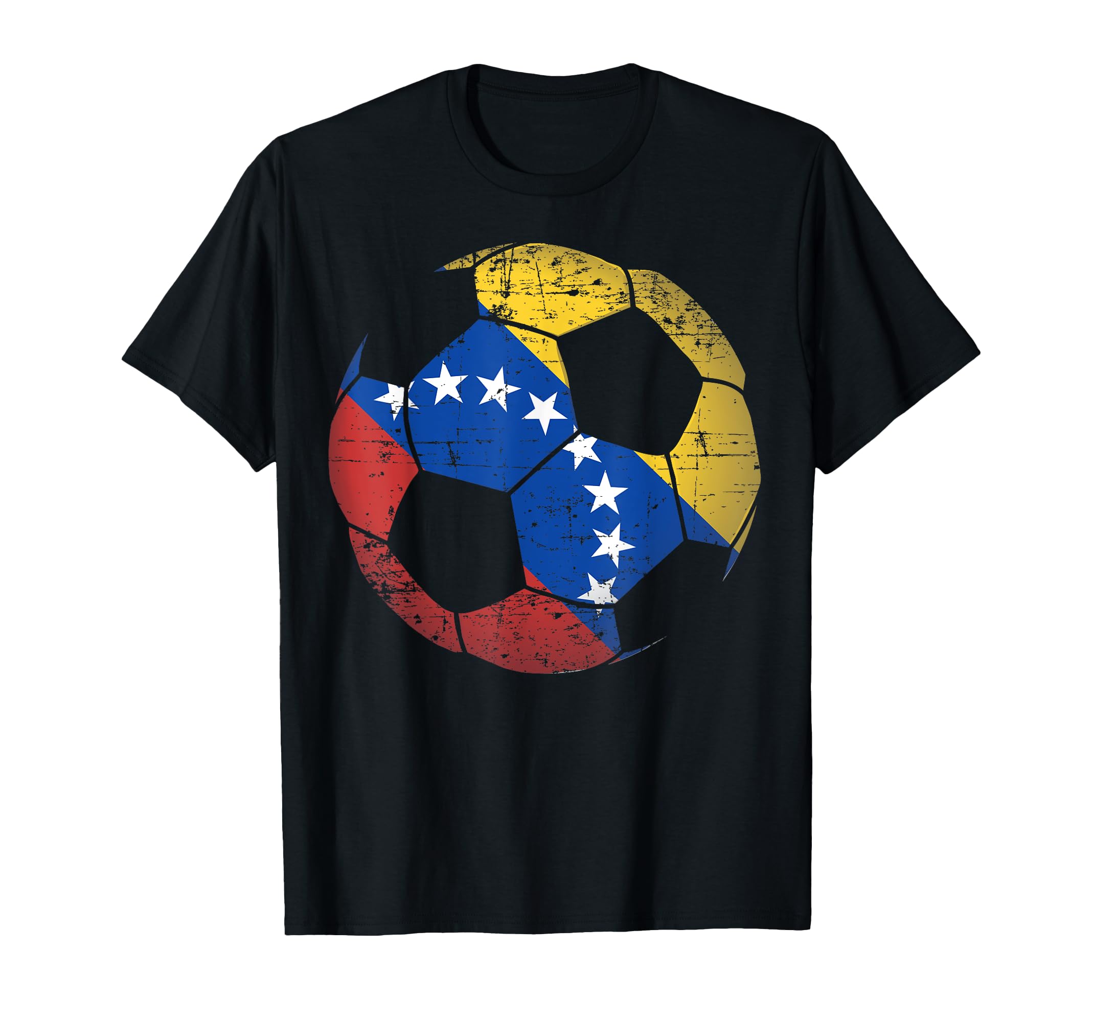 Venezuela Soccer Ball Flag T-Shirt - Streetwear Style for Adults - T-Shirt, Sweatshirt, Hoodie