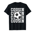 Soccer Cousin Cracked Wall Family Matching T-Shirt - Graphic Print Unisex - T-Shirt, Sweatshirt, Hoodie