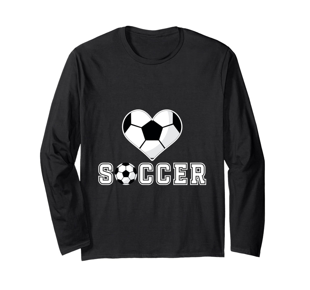Love Soccer Heart Ball Play Gift Sweatshirt - Aesthetic Graphic Unisex - T-Shirt, Sweatshirt, Hoodie