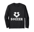 Love Soccer Heart Ball Play Gift Sweatshirt - Aesthetic Graphic Unisex - T-Shirt, Sweatshirt, Hoodie