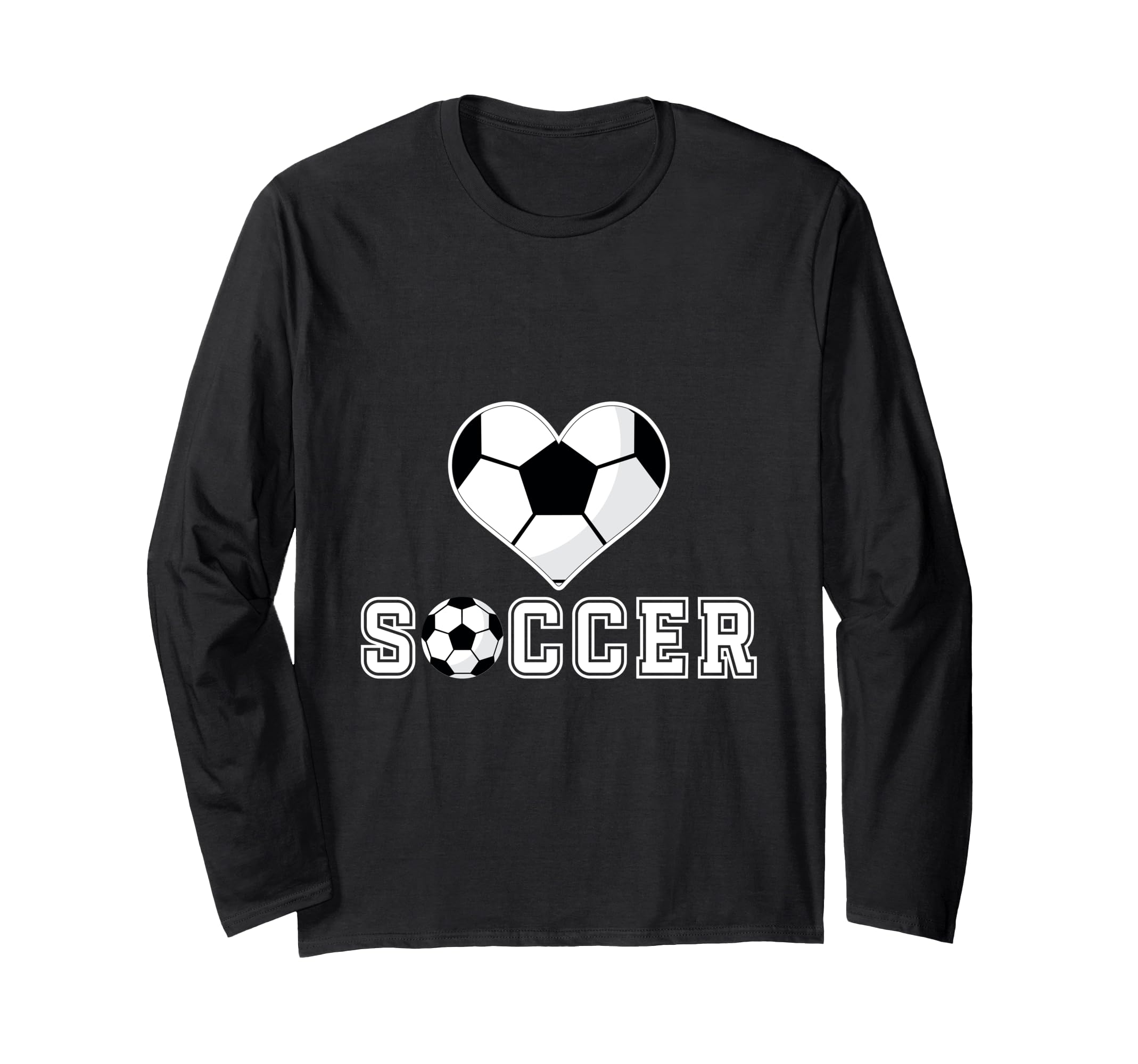 Love Soccer Heart Ball Play Gift Sweatshirt - Aesthetic Graphic Unisex - T-Shirt, Sweatshirt, Hoodie
