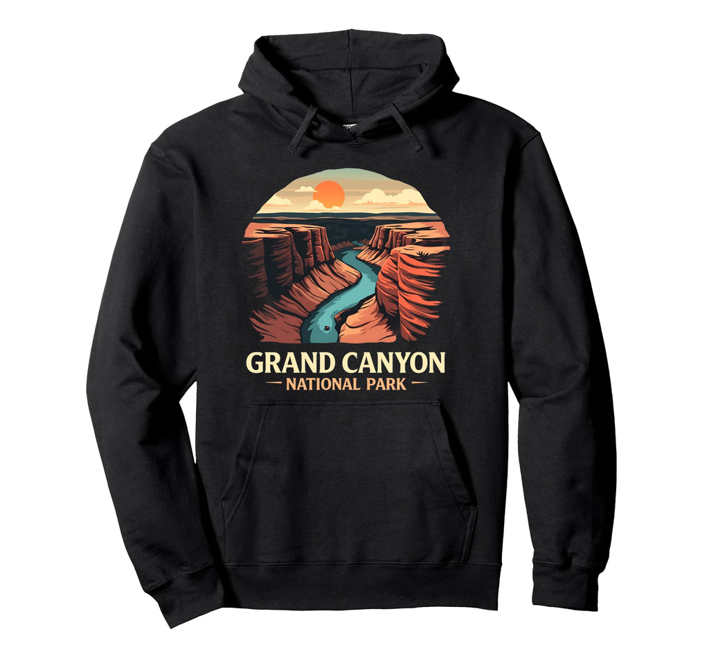 Grand Canyon Hiking Arizona National Park Hoodie - Aesthetic Graphic Unisex - T-Shirt, Sweatshirt, Hoodie