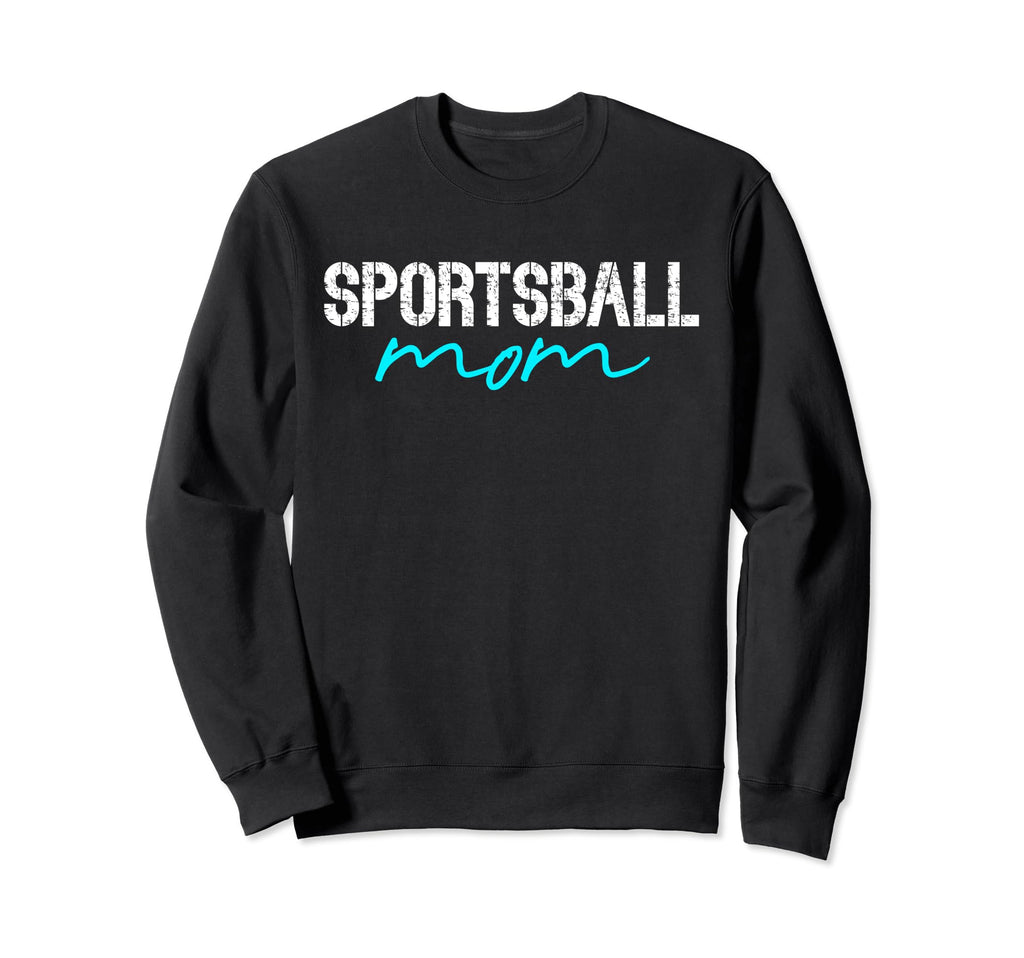 Mom Sports Lover Soccer Basketball Sweatshirt - Graphic Print Unisex - T-Shirt, Sweatshirt, Hoodie