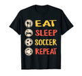 Soccer Sport Player Eat Sleep Soccer T-Shirt - Graphic Print for Adults - T-Shirt, Sweatshirt, Hoodie
