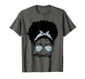 Soccer Mom Life Messy Bun Melanin T-Shirt - Streetwear Style for Adults - T-Shirt, Sweatshirt, Hoodie