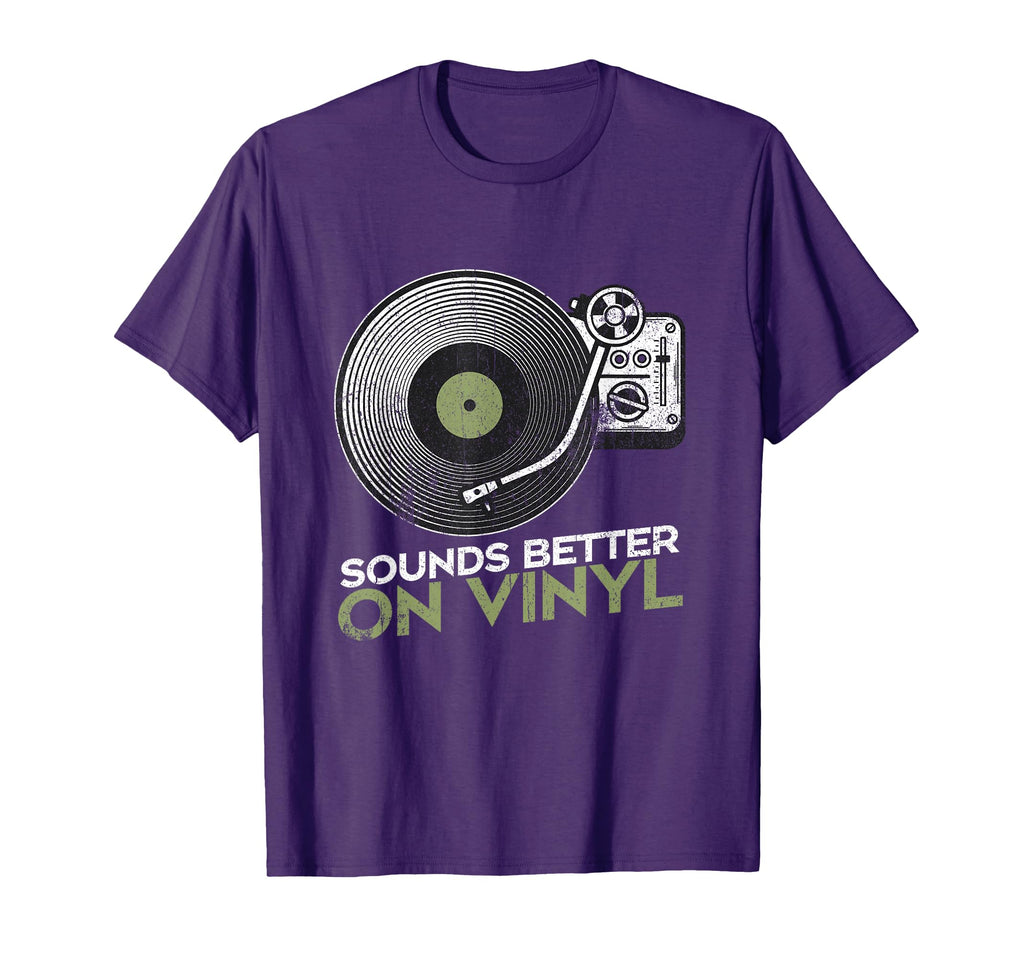 Sounds Better Vinyl Vinyl Record T-Shirt - Aesthetic Graphic for Adults - T-Shirt, Sweatshirt, Hoodie