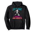 Lifes About Goals And Assists Soccer Hoodie - Streetwear Style Men Women - T-Shirt, Sweatshirt, Hoodie
