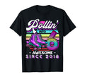 Roller Skating 6Th Birthday Rollin T-Shirt - Aesthetic Graphic Men Women - T-Shirt, Sweatshirt, Hoodie