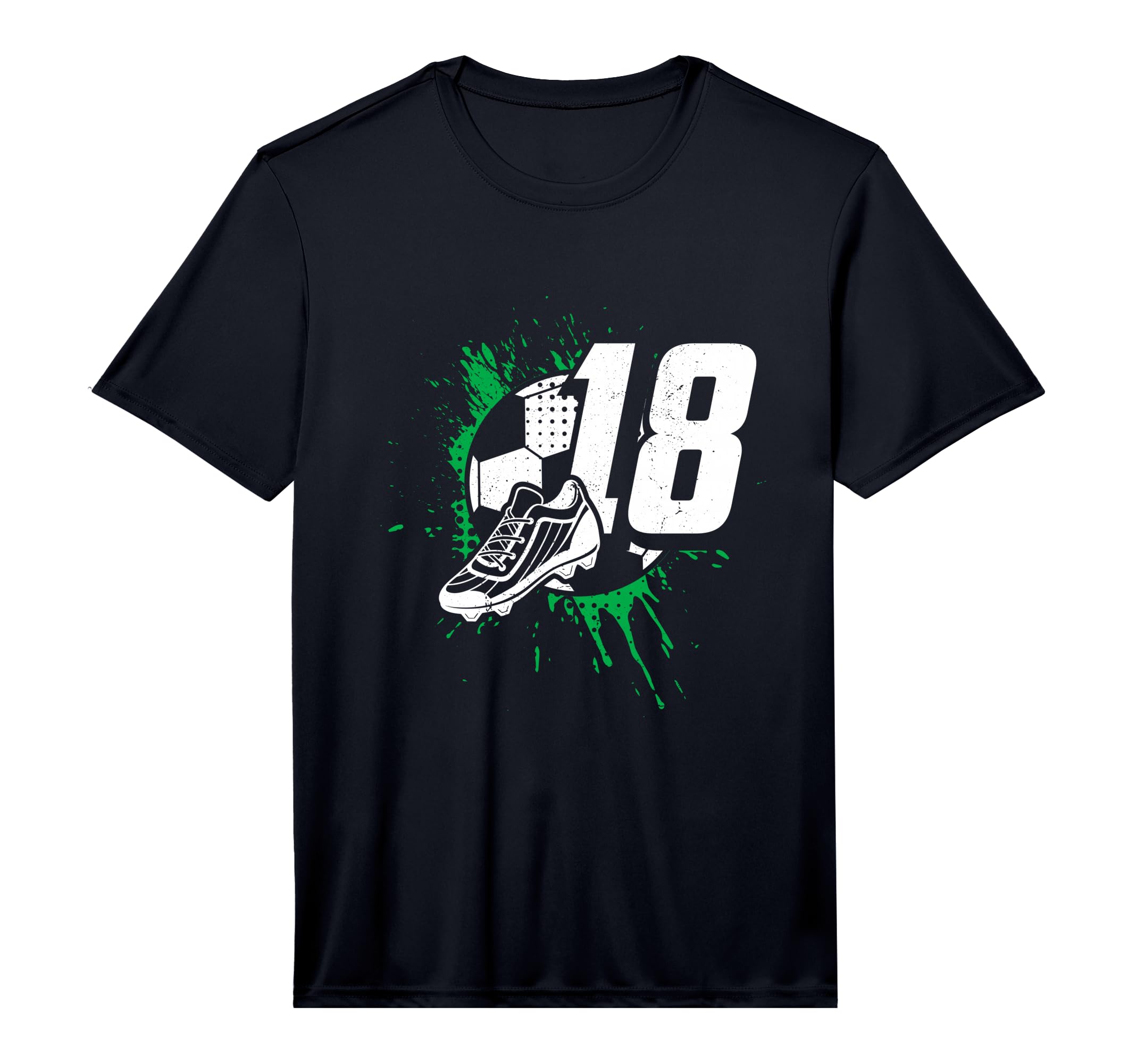 18Th Birthday Soccer Player Football T-Shirt - Novelty Apparel Men Women - T-Shirt, Sweatshirt, Hoodie