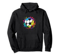 Colorful Soccer Ball Bold Hoodie - Graphic Print for Adults - T-Shirt, Sweatshirt, Hoodie
