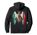 Mexican Eagle Wings Flag Distressed Pride Hoodie - Graphic Print Men Women - T-Shirt, Sweatshirt, Hoodie