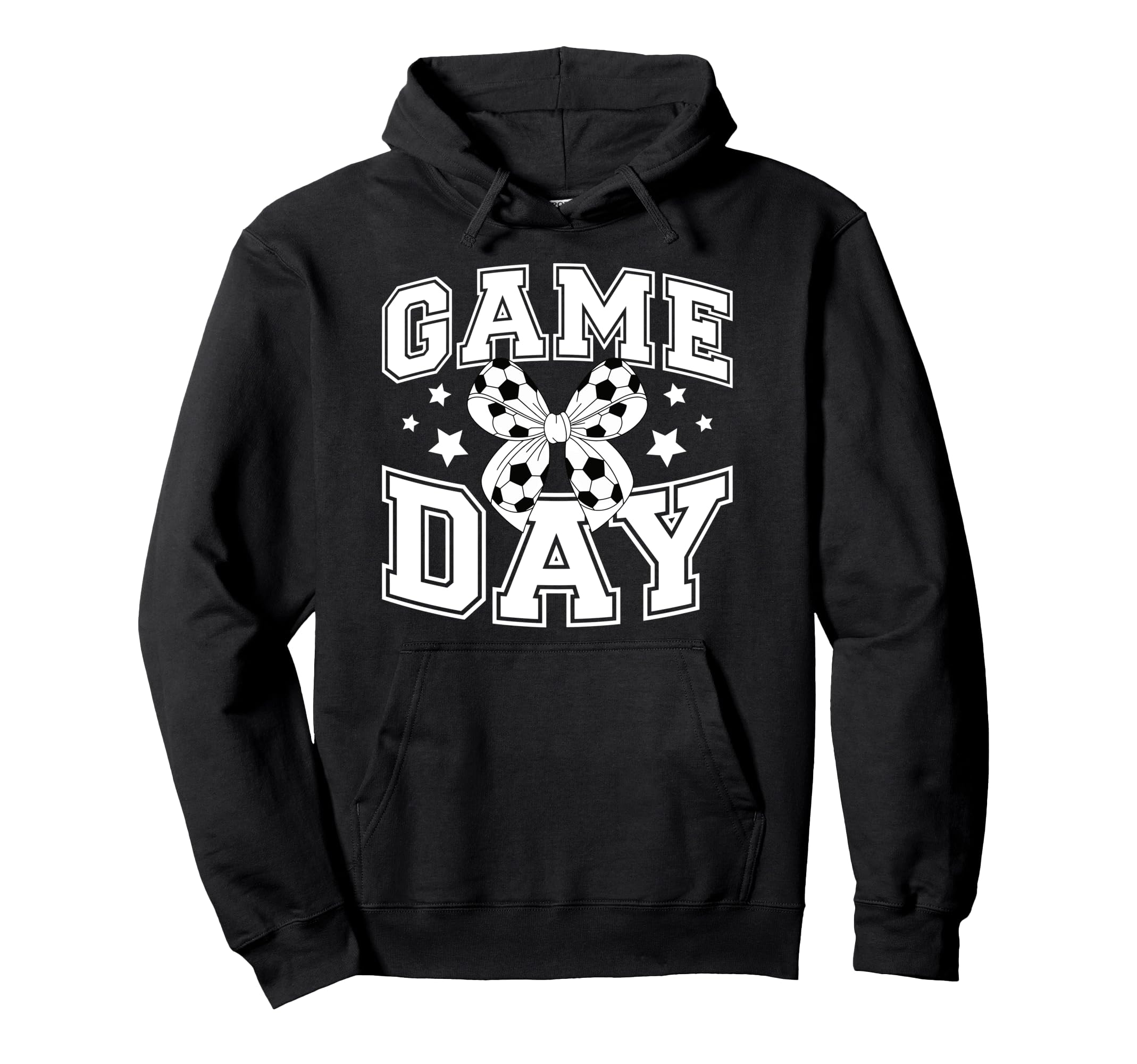 Game Day Coquette Soccer Game Day Hoodie - Minimalist Print for Adults - T-Shirt, Sweatshirt, Hoodie