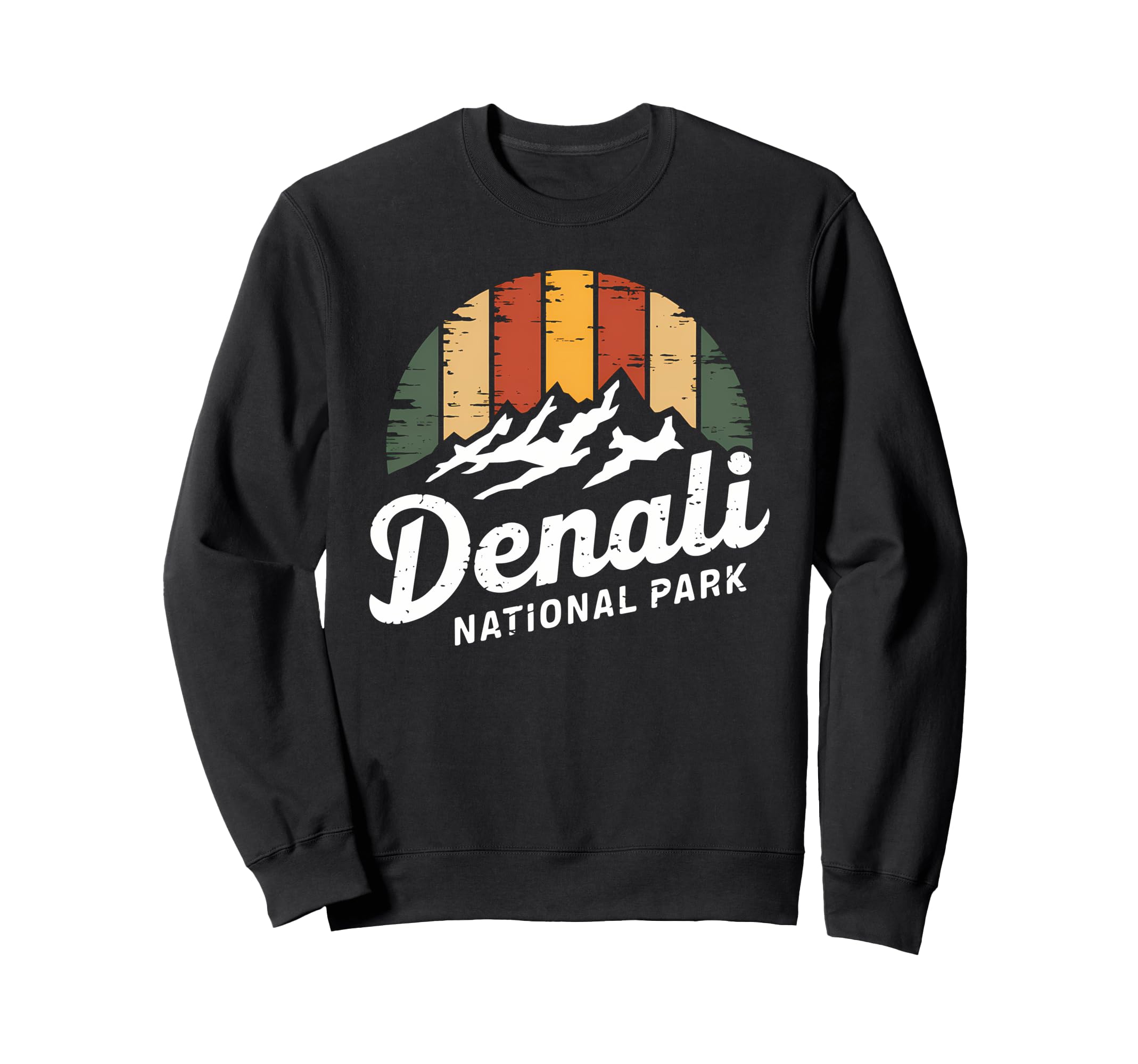Denali Est 1917 Alaska National Park Sweatshirt - Graphic Print Men Women - T-Shirt, Sweatshirt, Hoodie