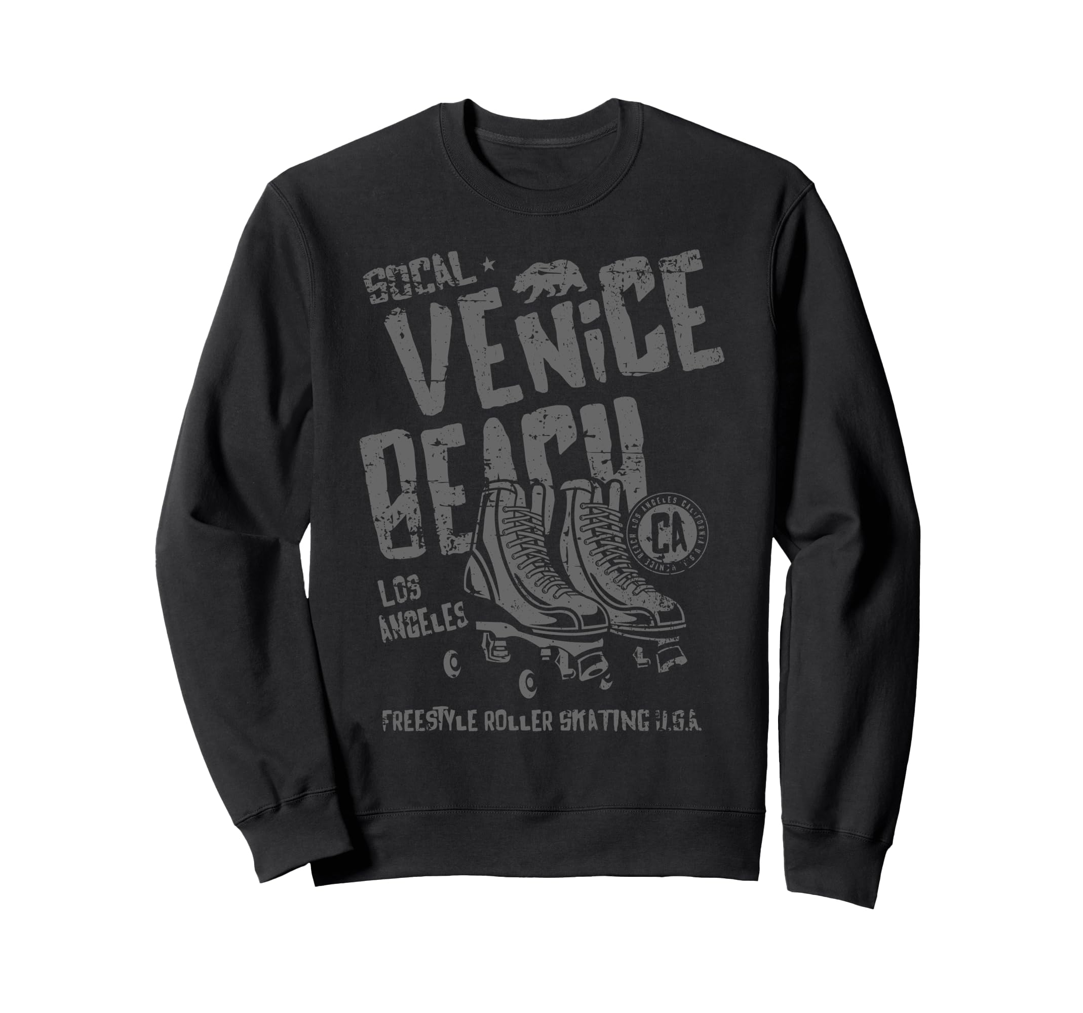 Venice Beach California Roller Sweatshirt - Casual Everyday Wear Men Women - T-Shirt, Sweatshirt, Hoodie