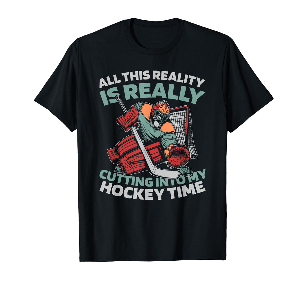 Hockey Goalkeeper Ice Hockey Goalie T-Shirt - Streetwear Style for Adults - T-Shirt, Sweatshirt, Hoodie