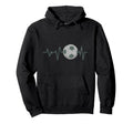 Soccer Field Player Soccer Heartbeat Hoodie - Minimalist Print Men Women - T-Shirt, Sweatshirt, Hoodie