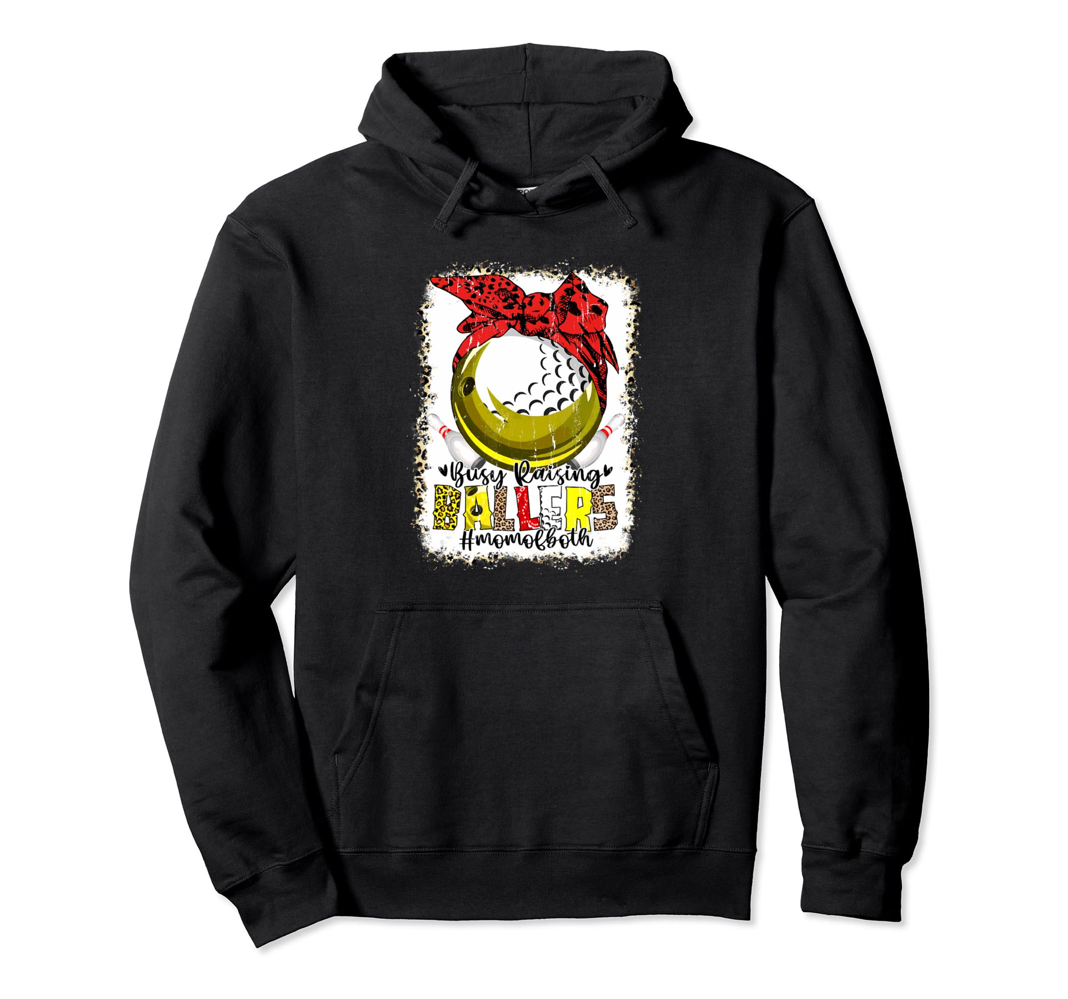 Busy Raising Ballers Baseball Softball Hoodie - Minimalist Print Men Women - T-Shirt, Sweatshirt, Hoodie