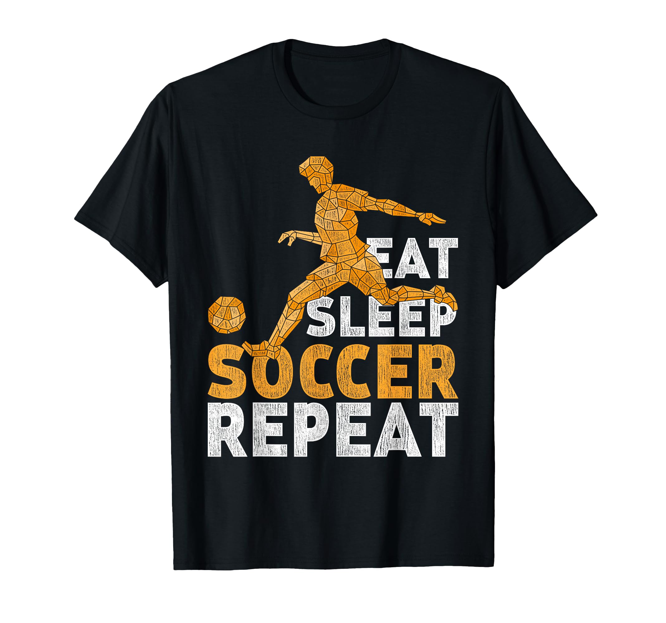 Eat Sleep Soccer Repeat Soccer T-Shirt - Minimalist Print for Adults - T-Shirt, Sweatshirt, Hoodie
