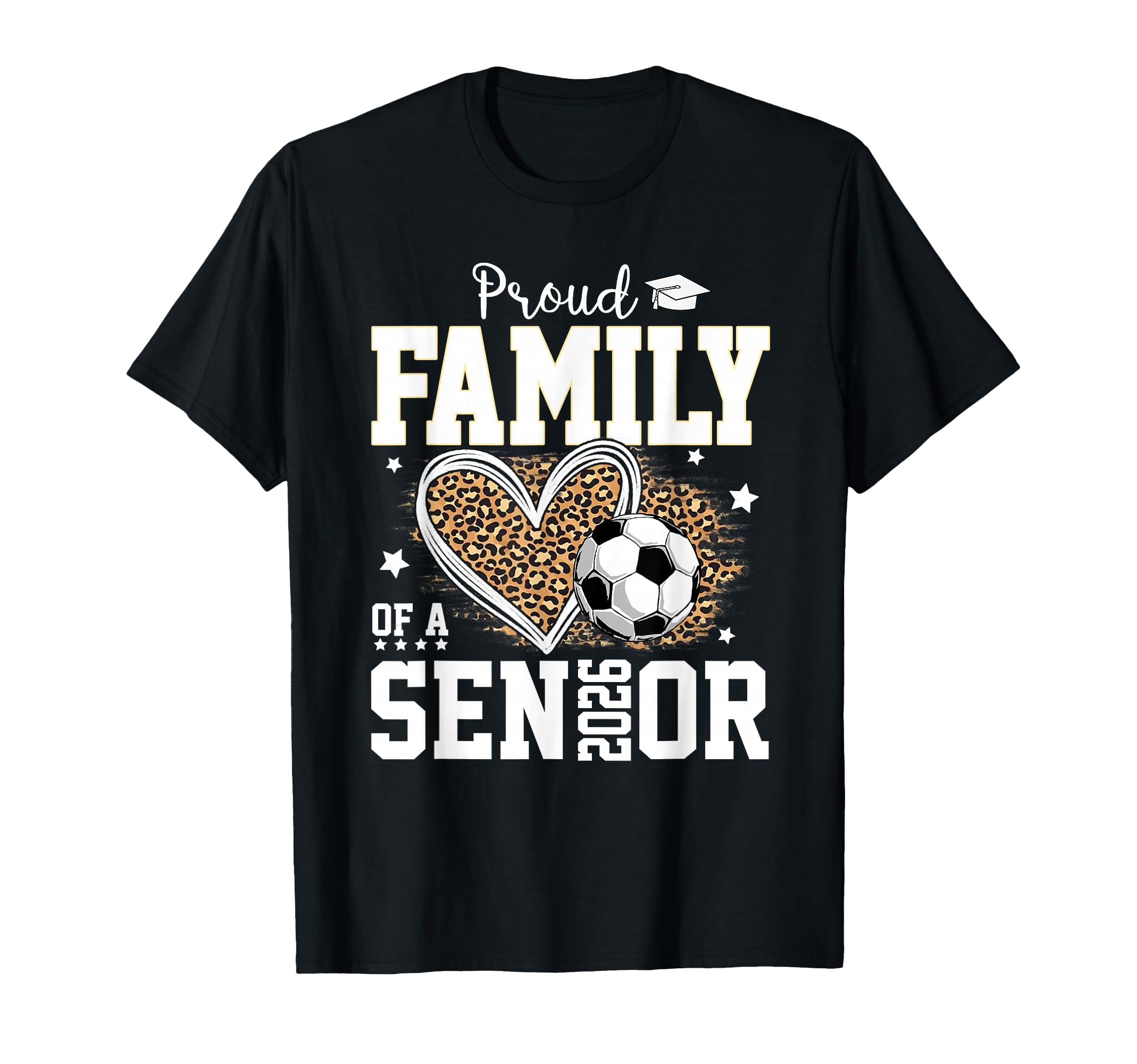 Proud Family Senior 2026 Leopard T-Shirt - Casual Everyday Wear Unisex - T-Shirt, Sweatshirt, Hoodie