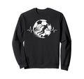 Heartbeat Soccer Player Ball Sweatshirt - Casual Everyday Wear for Adults - T-Shirt, Sweatshirt, Hoodie