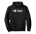 I Love Italy Europe Vacation Holiday Hoodie - Casual Everyday Wear Unisex - T-Shirt, Sweatshirt, Hoodie