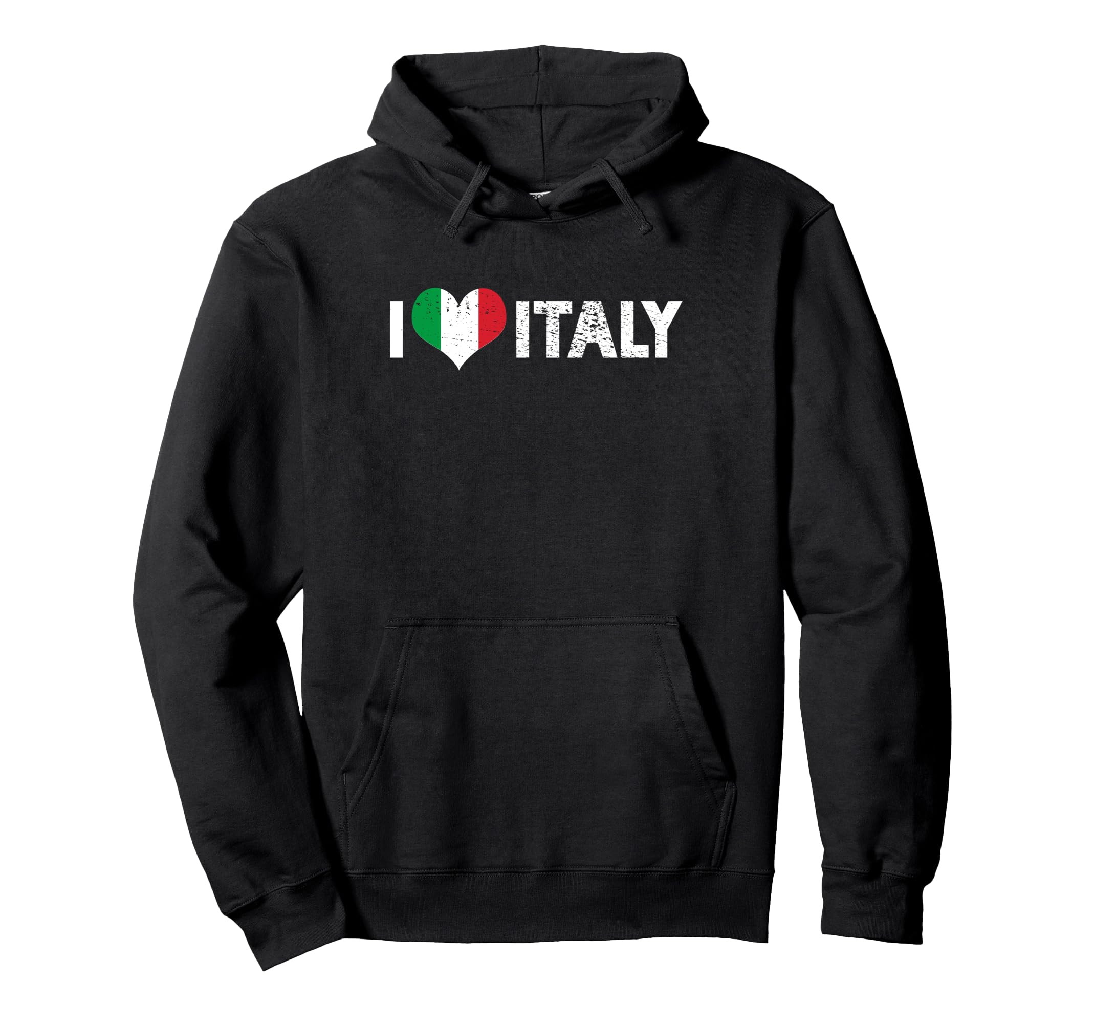 I Love Italy Europe Vacation Holiday Hoodie - Casual Everyday Wear Unisex - T-Shirt, Sweatshirt, Hoodie