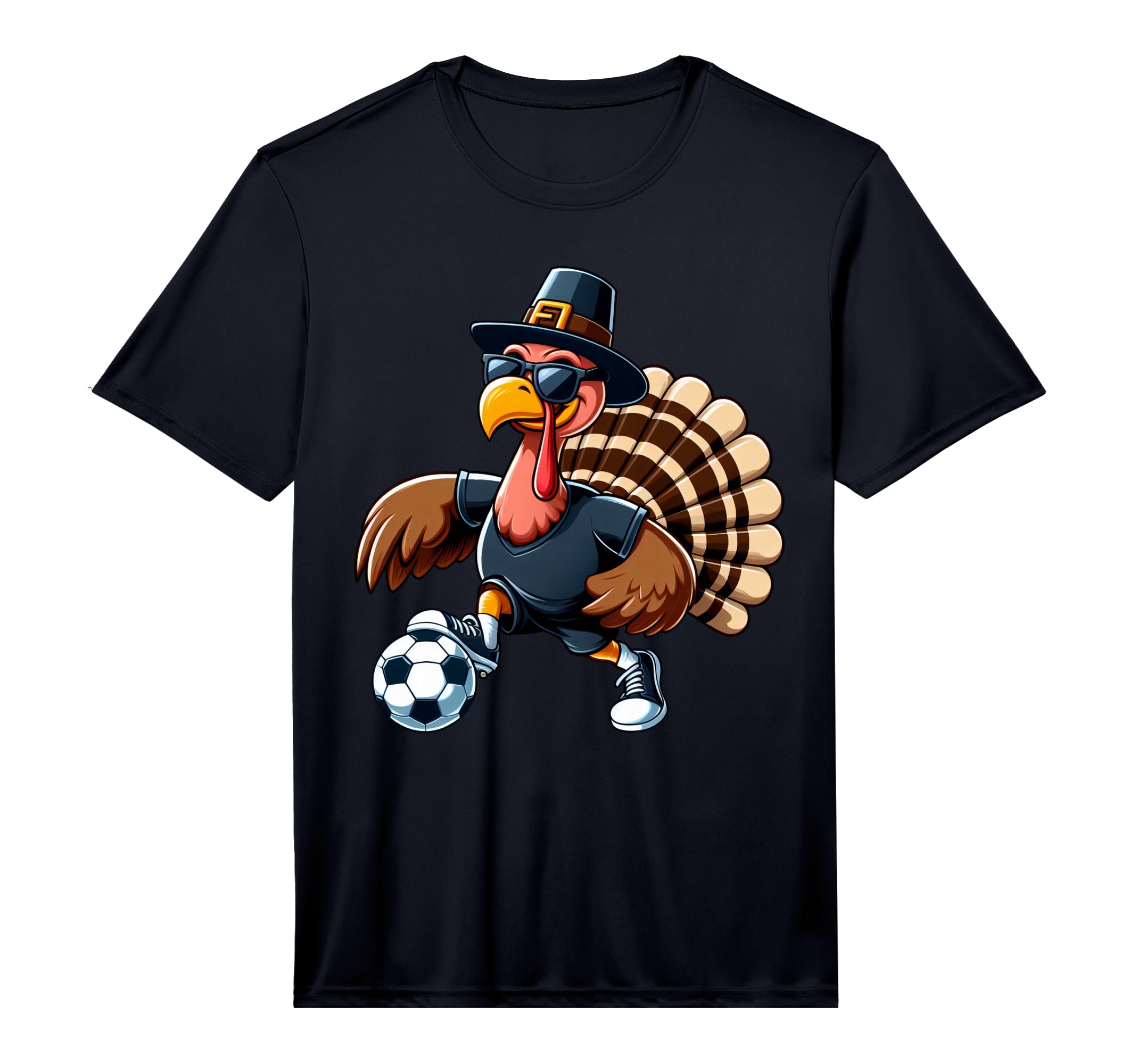 Turkey Soccer Thanksgiving Fall Turkey T-Shirt - Streetwear Style Unisex - T-Shirt, Sweatshirt, Hoodie