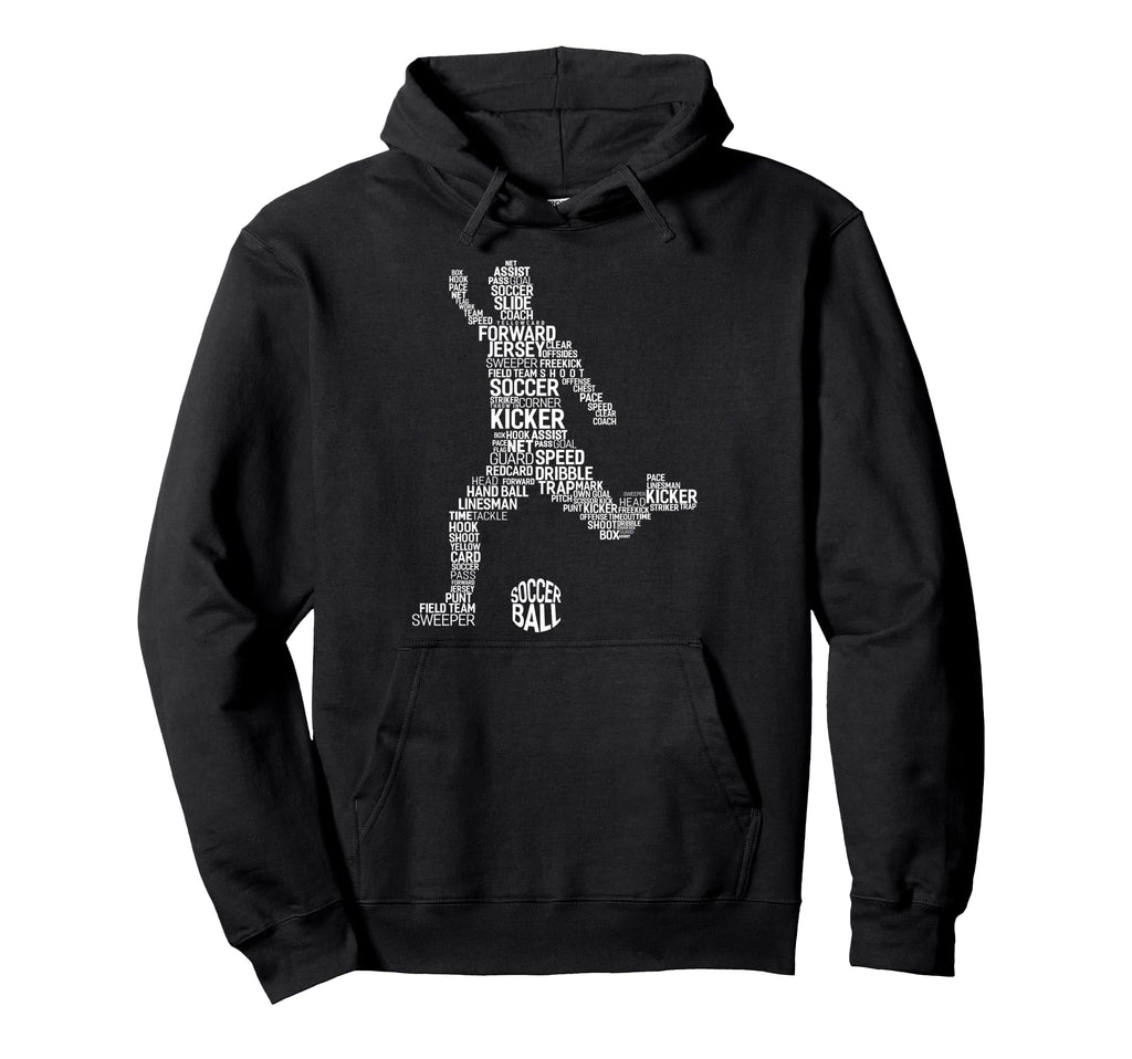 Soccer Player Fan Hoodie - Unique Graphic for Adults - T-Shirt, Sweatshirt, Hoodie