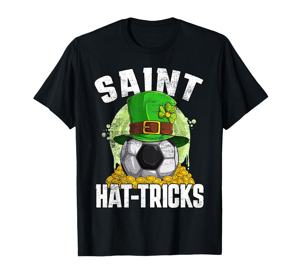 Soccer St Patricks Day Soccer T-Shirt - Fun Novelty Design for Adults - T-Shirt, Sweatshirt, Hoodie