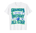 Grandpa Birthday Soccer Theme Matching T-Shirt - Unique Graphic Unisex - T-Shirt, Sweatshirt, Hoodie