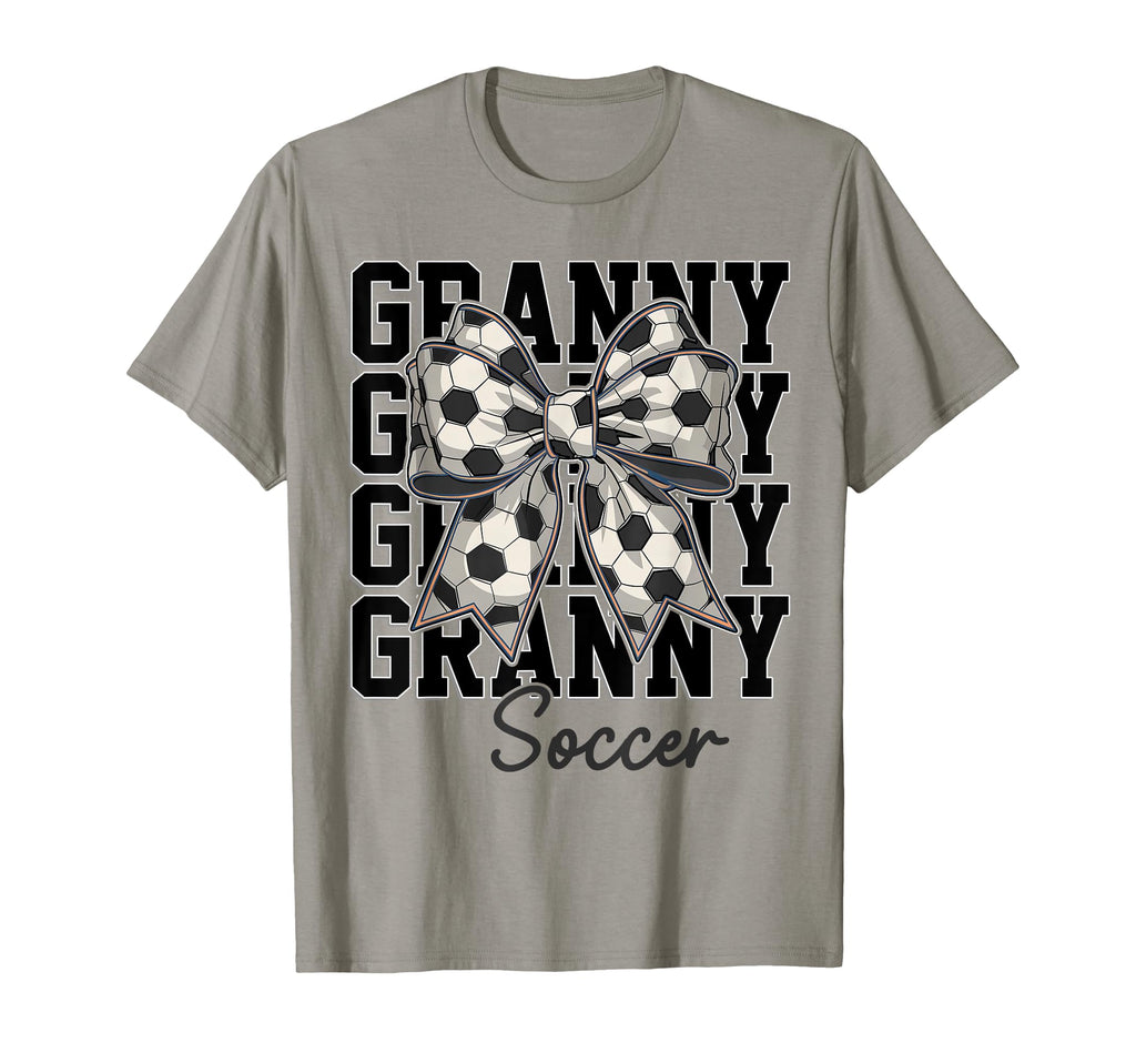 Soccer Granny Coquette Bow T-Shirt - Casual Everyday Wear Men Women - T-Shirt, Sweatshirt, Hoodie