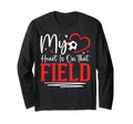 My Heart Is That Field Soccer Ball Gift T-Shirt - Unique Graphic for Adults - T-Shirt, Sweatshirt, Hoodie