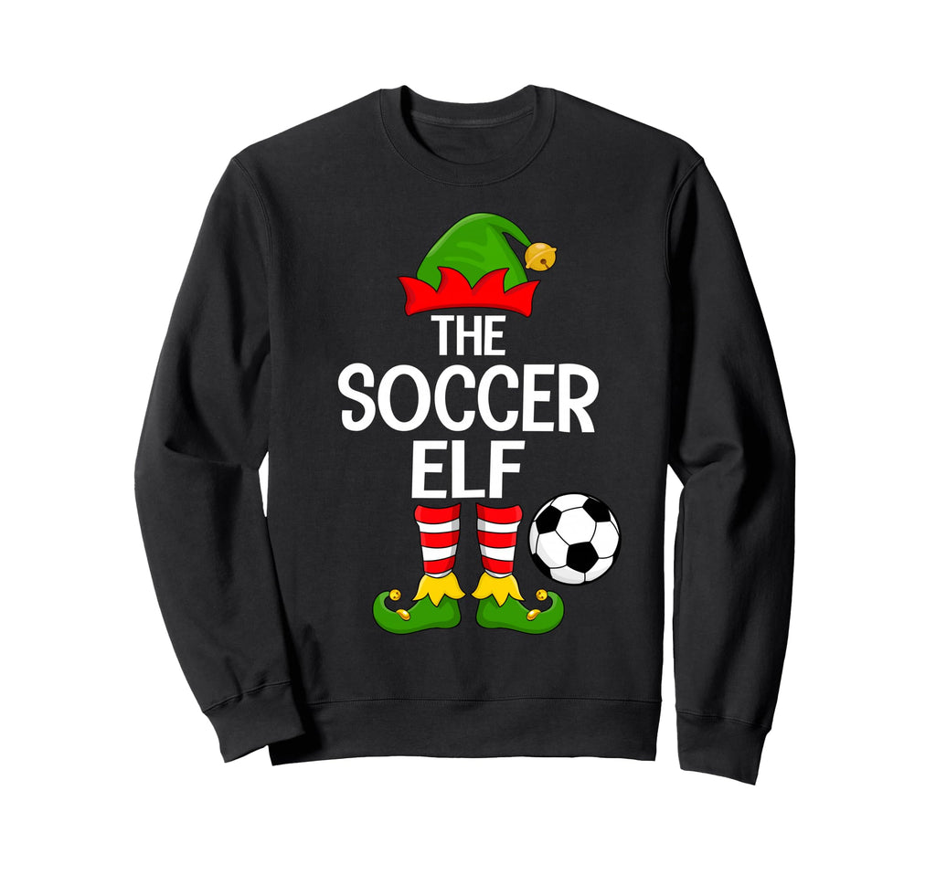Soccer Elf Matching Family Elf Sweatshirt - Custom Art Print Men Women - T-Shirt, Sweatshirt, Hoodie