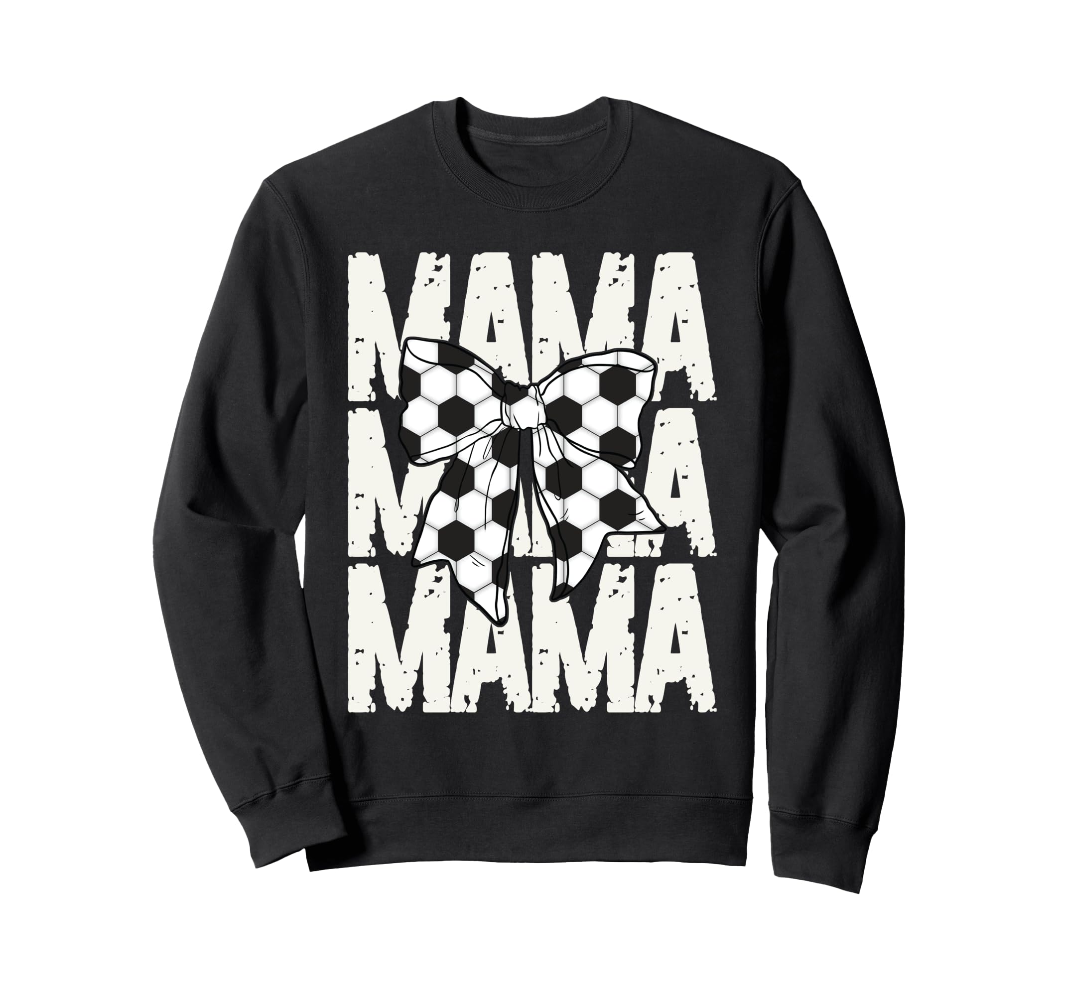 Soccer Mama Coquette Bow Sports Mom Sweatshirt - Trendy Graphic for Adults - T-Shirt, Sweatshirt, Hoodie