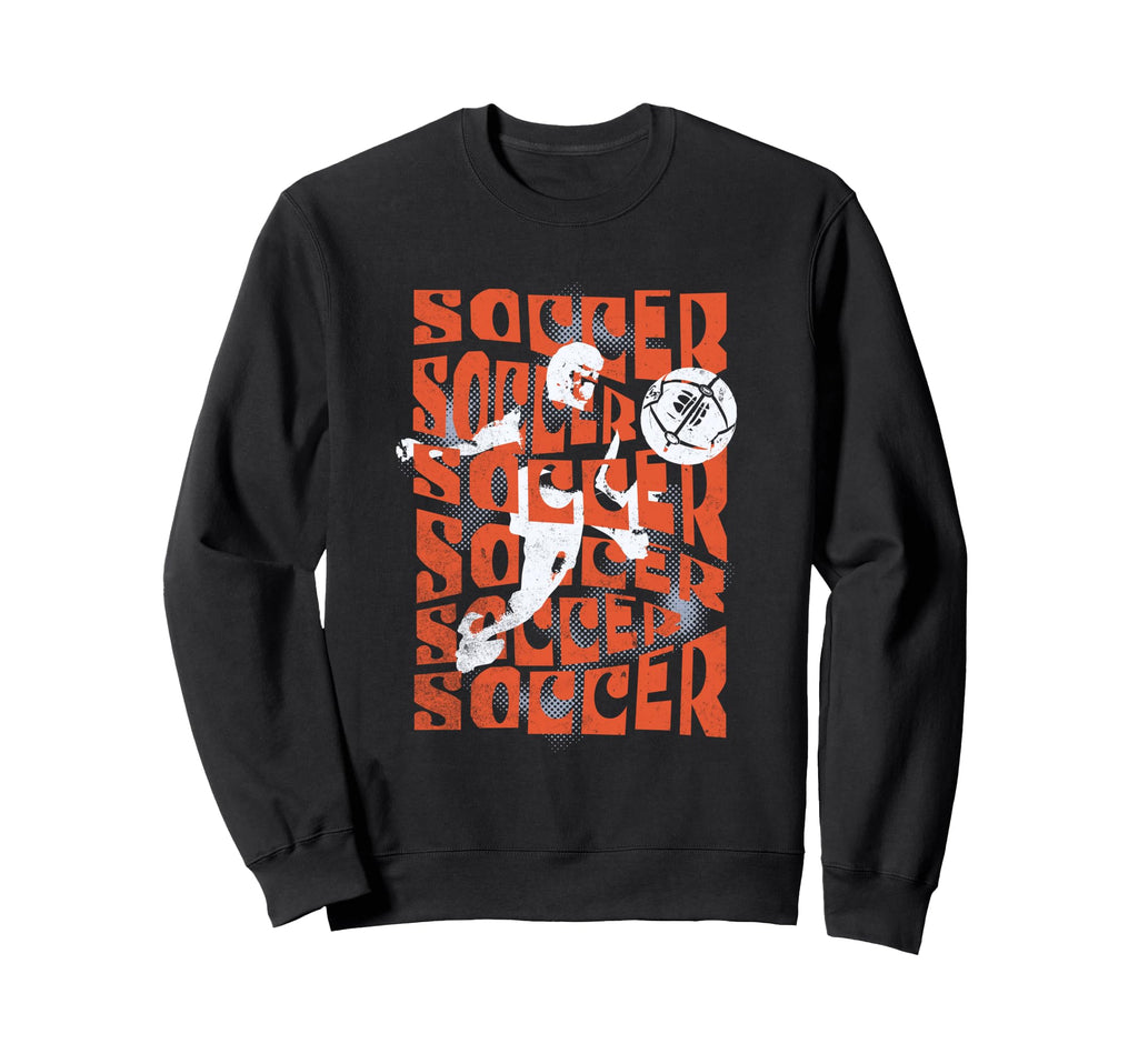 Soccer Player 60S Boho Sweatshirt - Casual Everyday Wear Men Women - T-Shirt, Sweatshirt, Hoodie