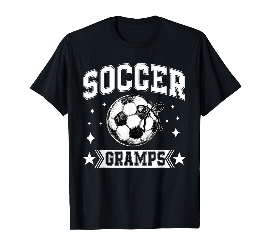 Coquette Bow Soccer Gramps Soccer T-Shirt - Aesthetic Graphic for Adults - T-Shirt, Sweatshirt, Hoodie