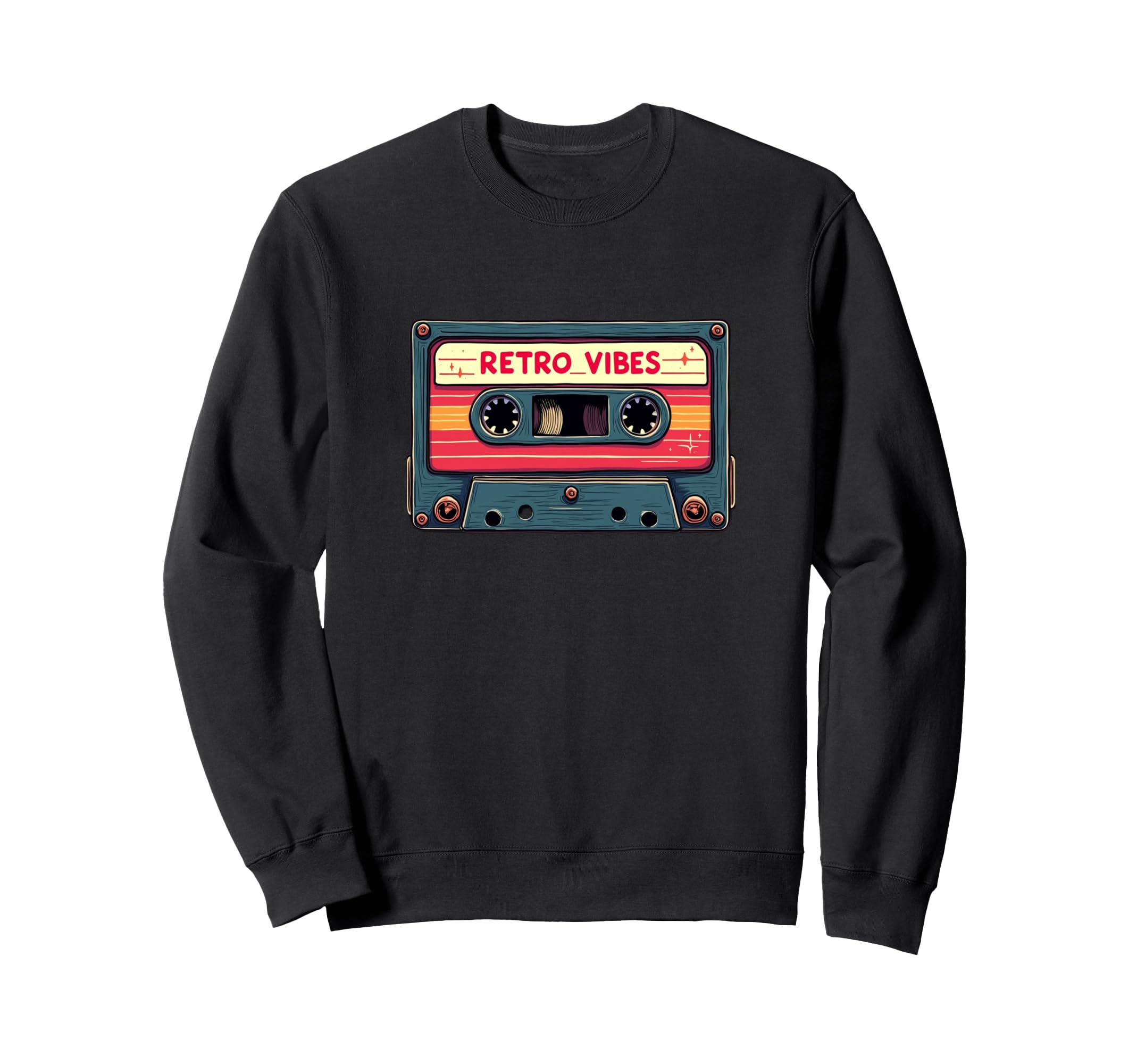 90S Fun Cassette Tape Vibe Sweatshirt - Graphic Print Unisex - T-Shirt, Sweatshirt, Hoodie