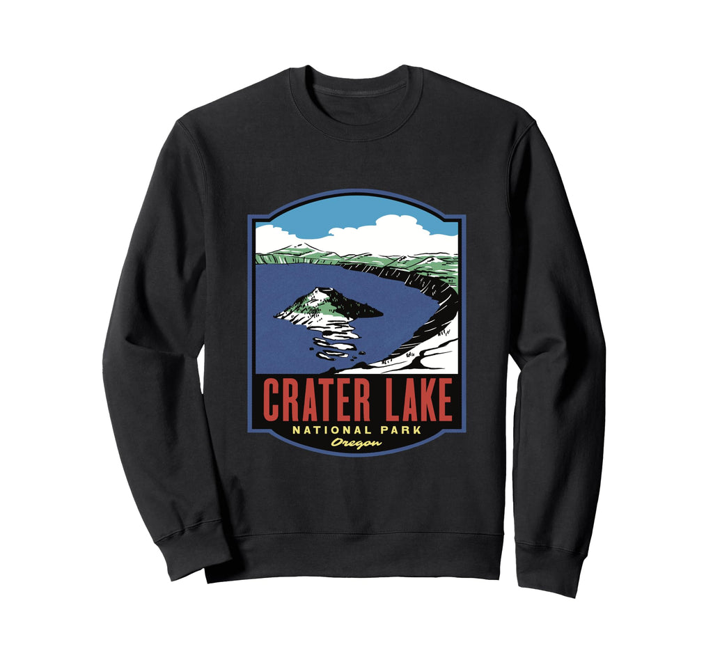 Crater Lake National Park Oregon Sweatshirt - Unique Graphic Unisex - T-Shirt, Sweatshirt, Hoodie